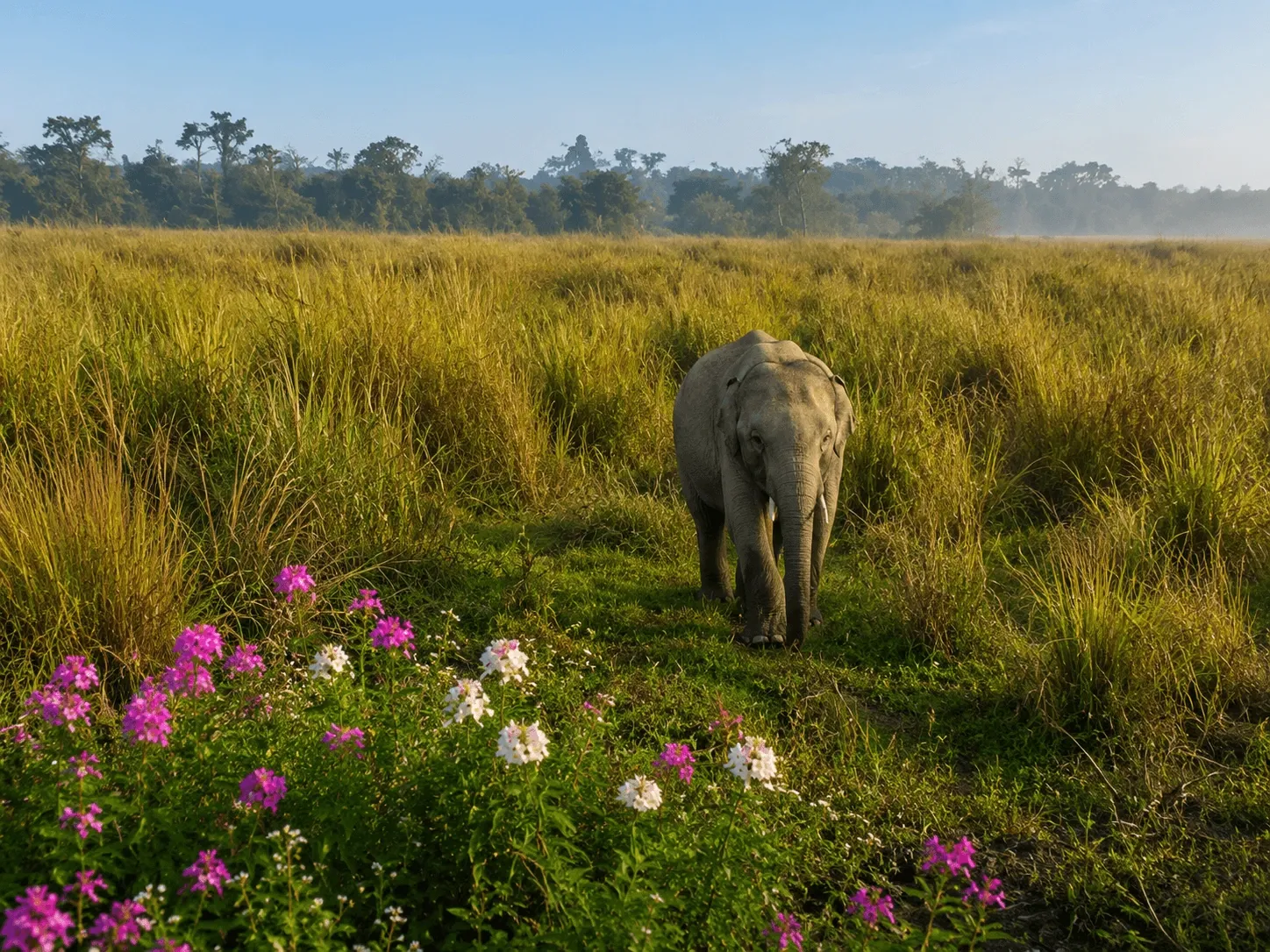 Kaziranga landscape view
